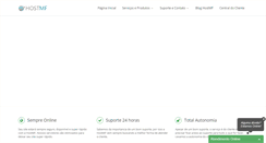 Desktop Screenshot of hostmf.com.br